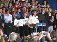 Sarah Palin in Cedar Rapids on September 18th, 2008.